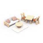 Dolls House Flower Cottage with Starter Furniture Set - Speedy Monkey